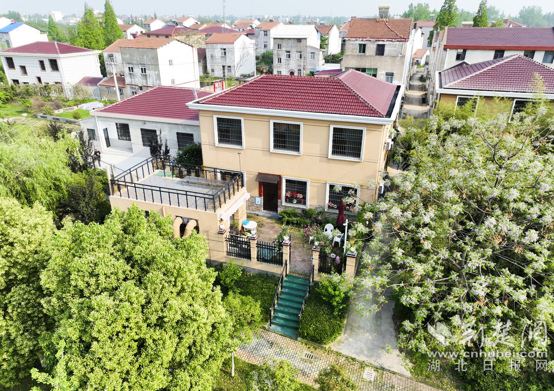 西王村村民王偉因地制宜，把房前屋后改造成別致小院，還開起了農(nóng)家樂。1.jpg.jpg